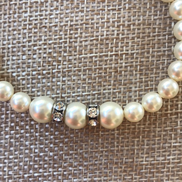 Sterling silver pearl bracelet - Picture 2 of 5